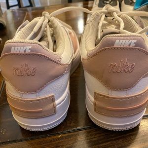 Nike Air Force 1 Shadow "White/Amethyst Ash/Pink Oxford"